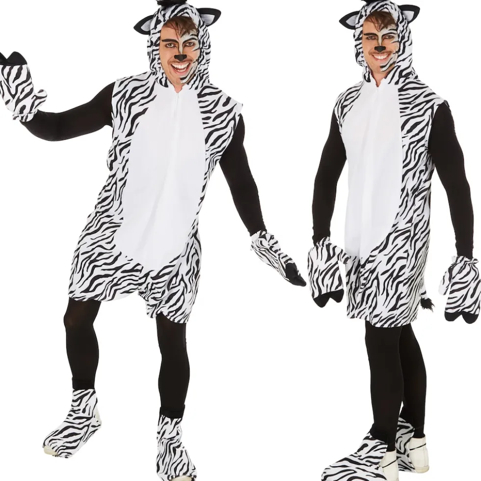 tectake® Kostüm Zebra