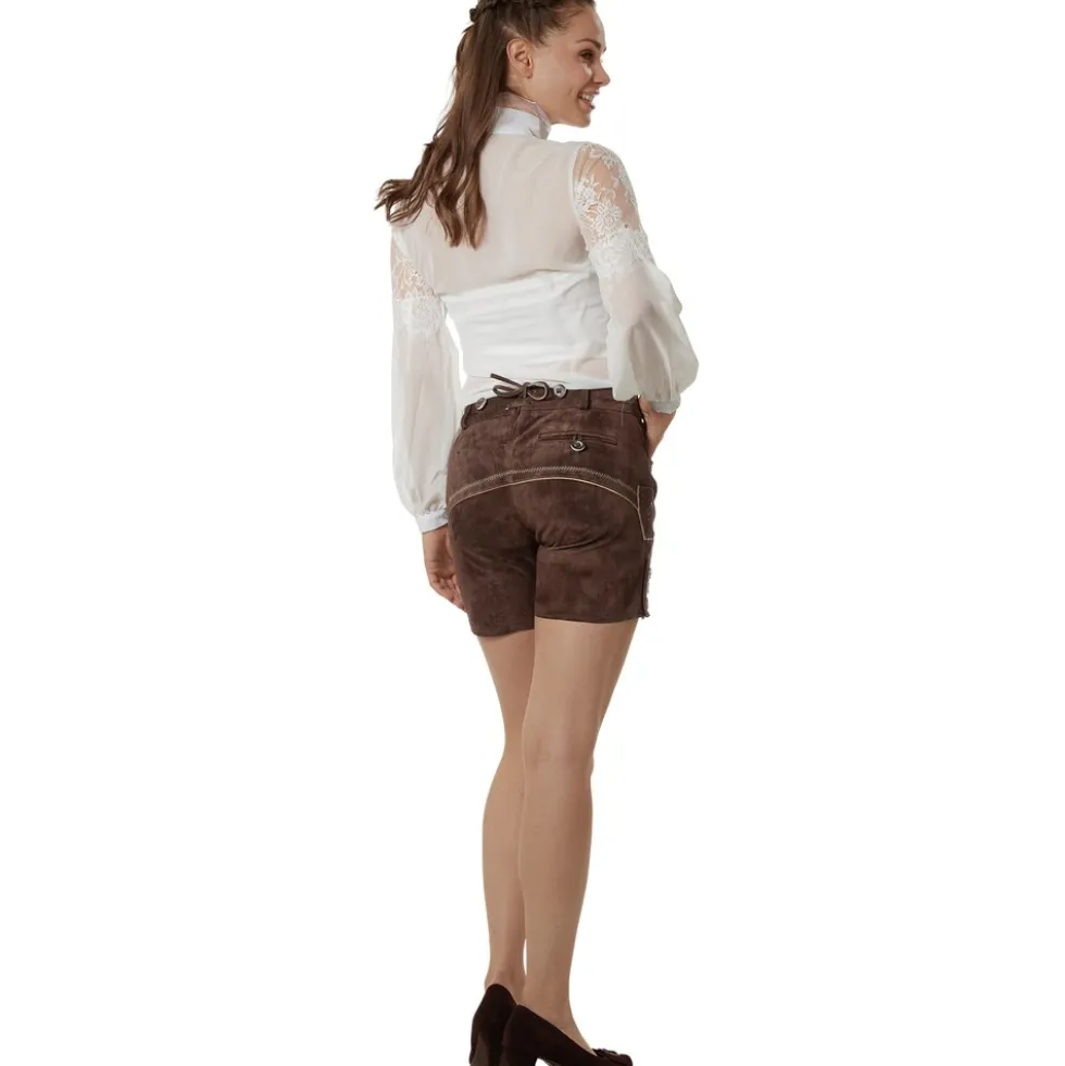 tectake® Lederhose Jessie
