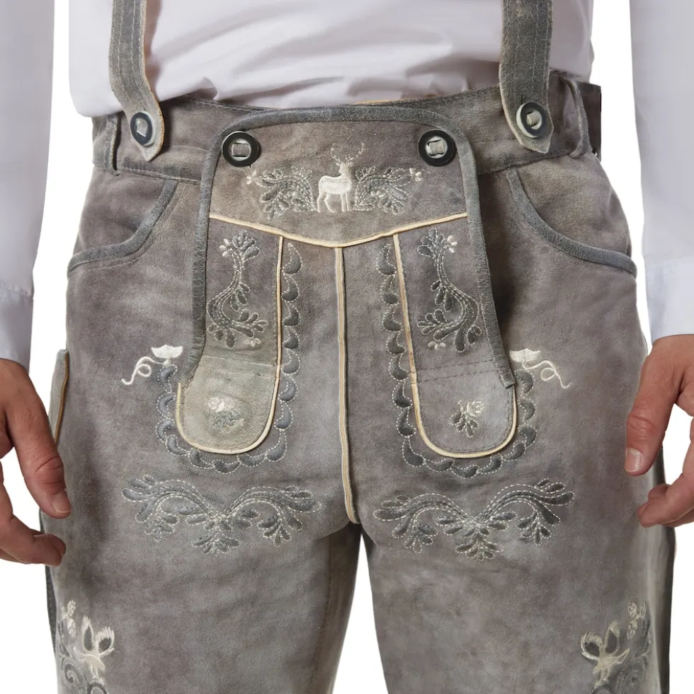tectake® Lederhose Marlon
