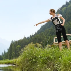 tectake® Lederhose Tegernsee