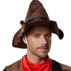 tectake® Selbstaufblasbares Kostüm Cowboy