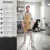 tectake® Trimmtisch, mit höhenverstellbarem Galgen und 2 Schlingen, rutschfeste und kratzfeste Gummibeschichtung, Belastbarkeit 60 kg