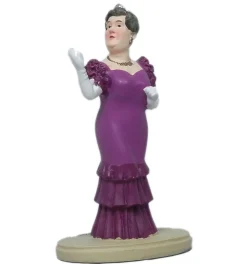 Tim & Struppi Figur Bianca Castafiore 9cm Sammlerfigur Comics Detailreich Kunststoff