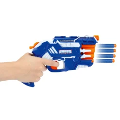 Toi-Toys 32548A - FOAM STRIKEX - Pistole 4 Schuss mit 5 Schaumstoffpfeilen Spielzeugpistole