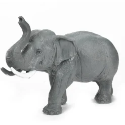 Toi-Toys - Animal World Tierfiguren - 6 Wilde Tiere (Tiger, Löwe, Nilpferd, Elefant, Giraffe, Gorilla)