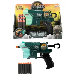Toi-Toys 32850A - WORLD OF DINOSAURS - Dino-Pistole mit 9 Schaumstoffpfeilen Spielzeugpistole Dinosaurier