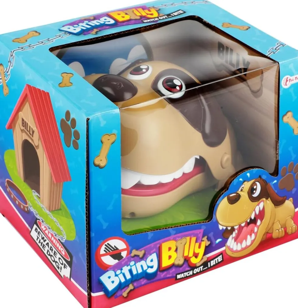Toi-Toys - Spiel - Biting Billy - Der Hund sieht so süß aus... Gesellschaftsspiel Kinderspiel