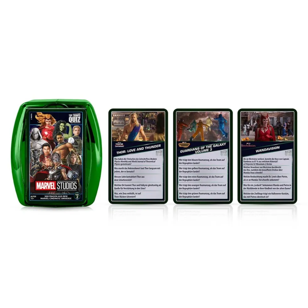 Top Trumps Quiz - Marvel Volume 2 Ratespiel Wissensspiel Fragespiel Gesellschaftsspiel