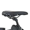 Touren-City-Sattel, mit Memory Foam Technologie, mit Fixierungsskala, Farbe: schwarz