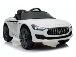 TPFLiving Elektro-Kinderauto Maserati Ghibli weiß