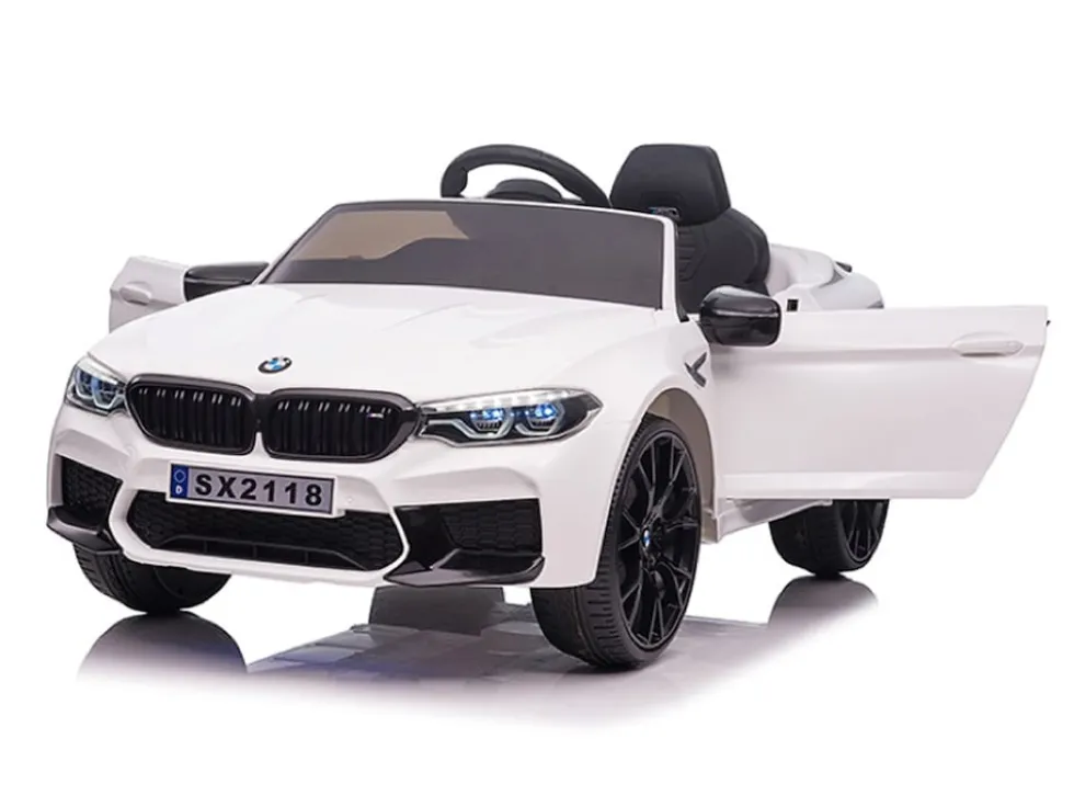 TPFLiving Elektro-Kinderauto BMW M5 silber