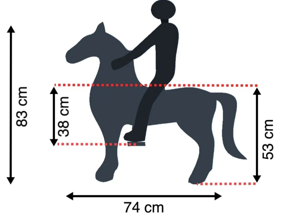 TPFLiving Reittier Pferd Gismo Größe S