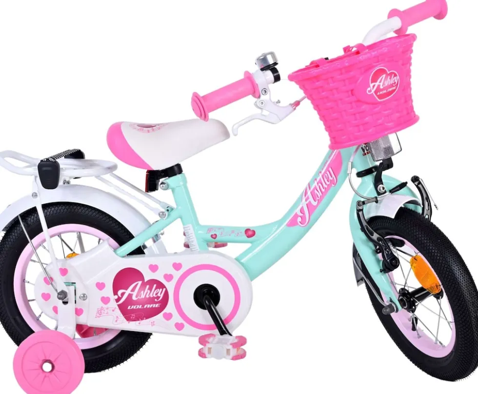 TPFSports Ashley Kinderfahrrad - Mädchen - 12 Zoll - Rücktritt + Handbremse - Grün