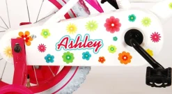 TPFSports Ashley Kinderfahrrad - Mädchen - 14 Zoll - Rücktritt + Handbremse - Weiß