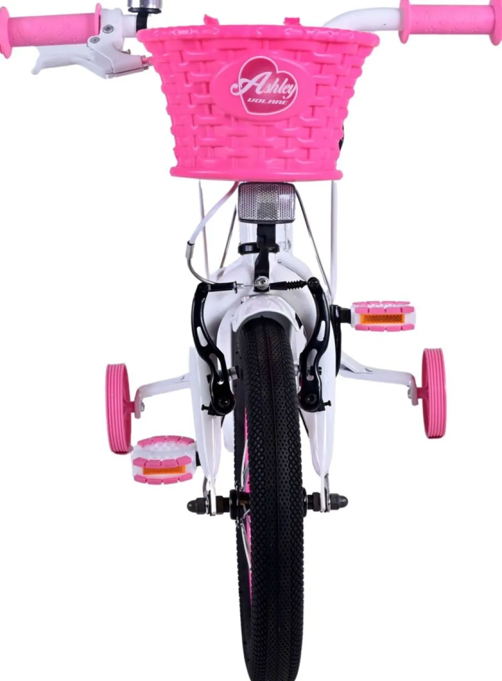 TPFSports Ashley Kinderfahrrad - Mädchen - 14 Zoll - Rücktritt + Handbremse - Weiß