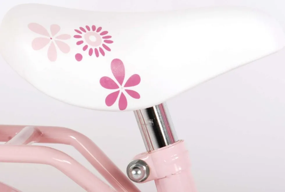 TPFSports Ashley Kinderfahrrad - Mädchen - 14 Zoll - Rücktritt + Handbremse - Weiß