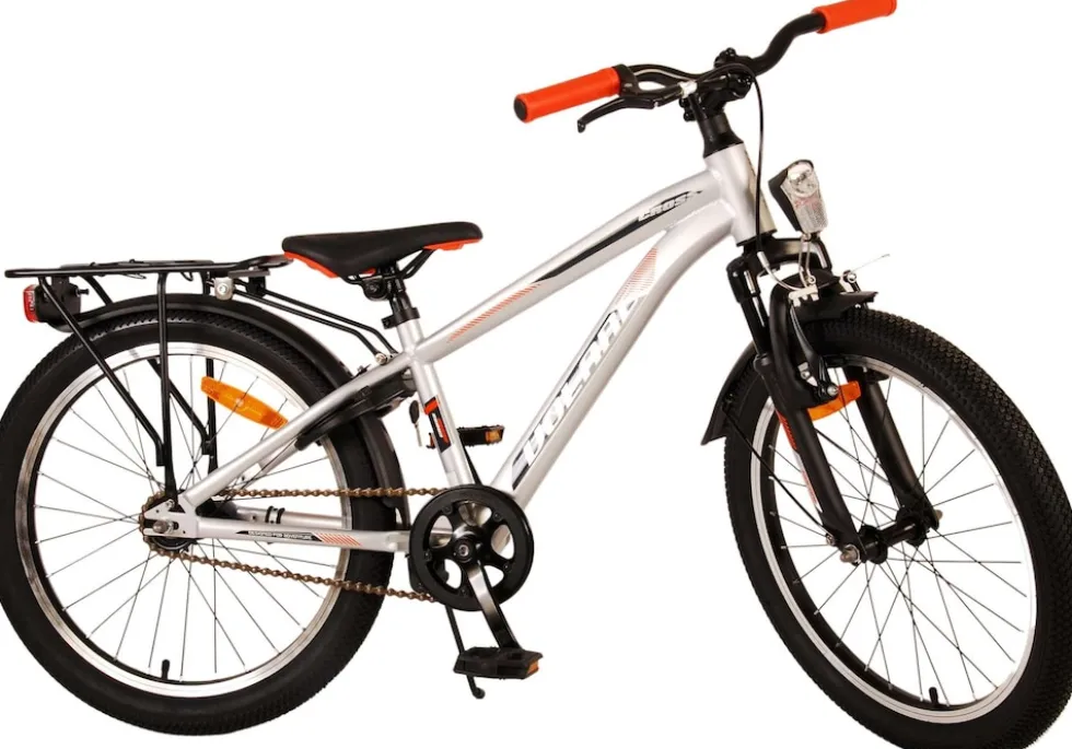 TPFSports Cross Kinderfahrrad - Jungen - 20 Zoll - Rücktritt + Handbremse - Grau