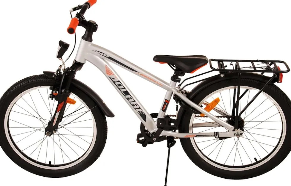 TPFSports Cross Kinderfahrrad - Jungen - 20 Zoll - Rücktritt + Handbremse - Grau