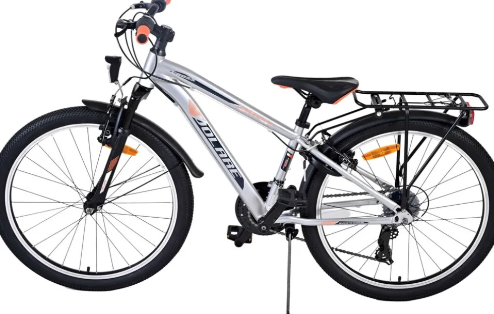 TPFSports Cross Kinderfahrrad - Jungen - 2 Handbremsen - 18 Gänge - 24 Zoll - Blau