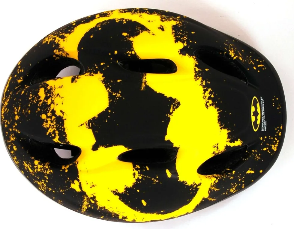 TPFSports DC Batman Fahrradhelm - Jungen - 52-56cm Kopfumfang - Schwarz