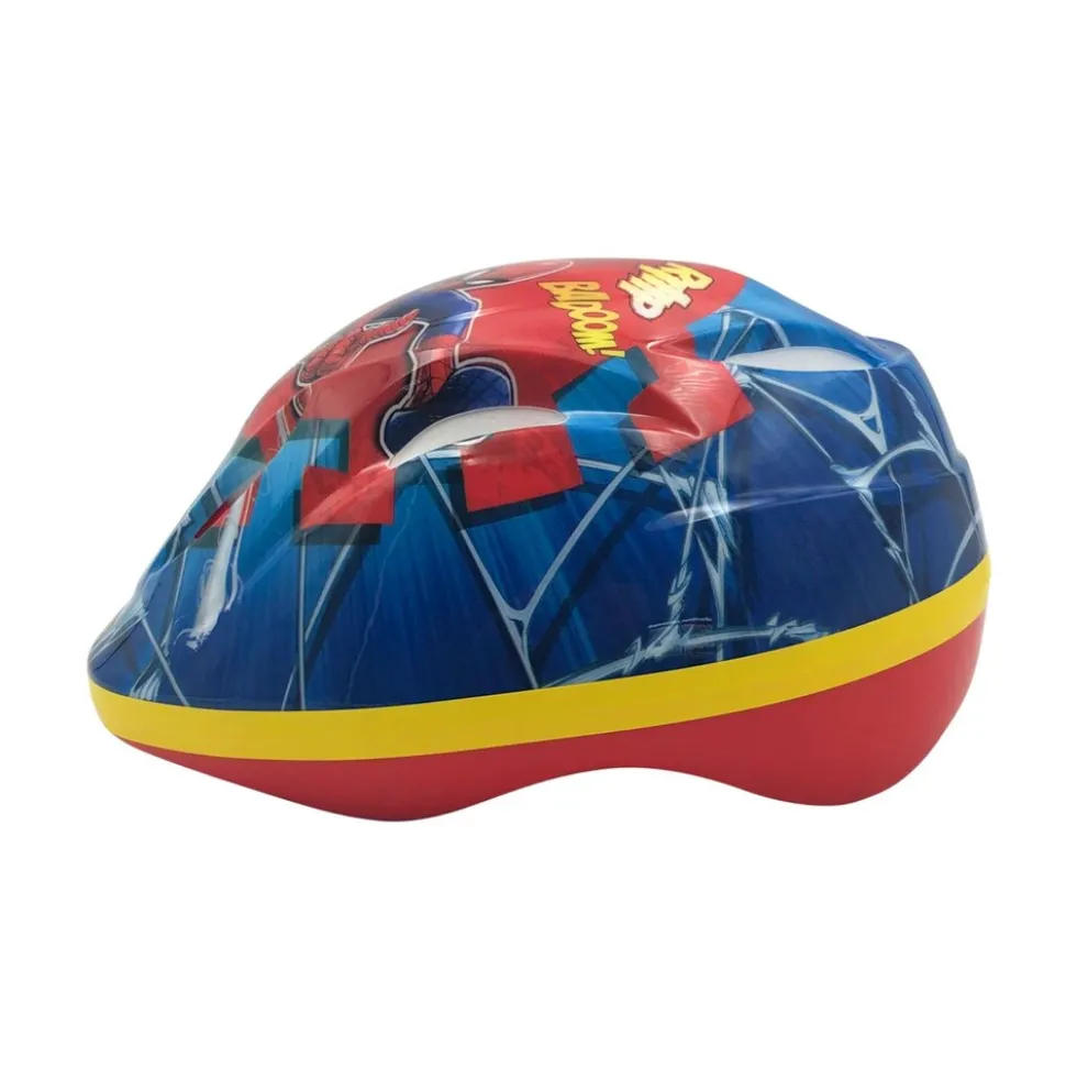 TPFSports Disney Marvel Spiderman-Fahrradhelm - 51 - 55cm Kopfumfang - Blau/Rot