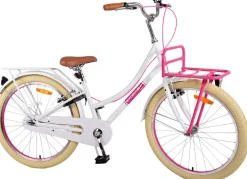 TPFSports Excellent Kinderfahrrad - Mädchen - 24 Zoll - Rücktritt + Handbremse - Rosa