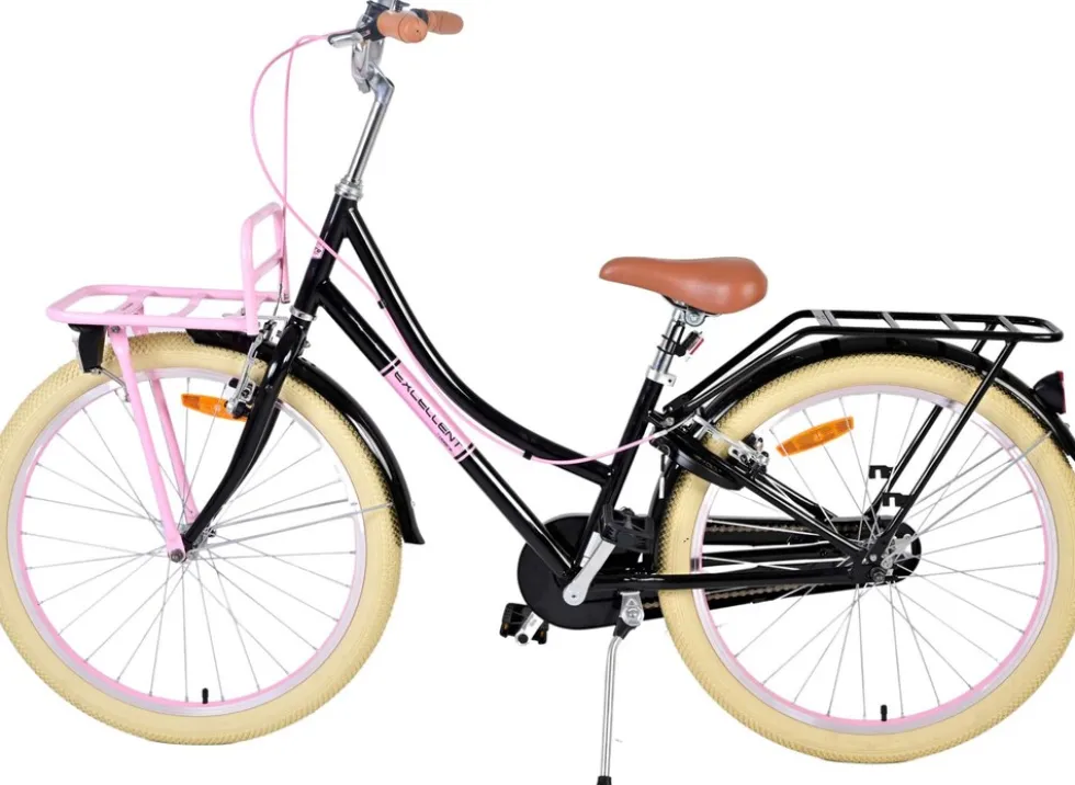 TPFSports Excellent Kinderfahrrad - Mädchen - 24 Zoll - Rücktritt + Handbremse - Rosa