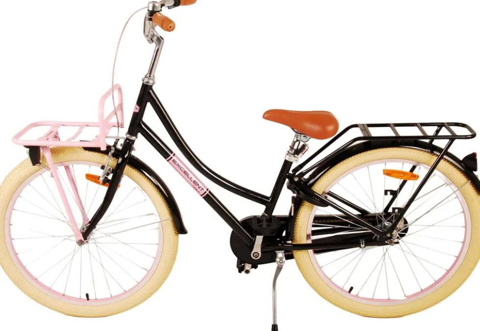 TPFSports Excellent Kinderfahrrad - Mädchen - 24 Zoll - Rücktritt + Handbremse - Rosa