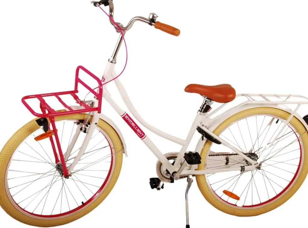 TPFSports Excellent Kinderfahrrad - Mädchen - 26 Zoll - Rücktritt + Handbremse - Grün