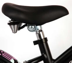 TPFSports Miracle Cruiser Kinderfahrrad - Mädchen - 14 Zoll - Rücktritt + Handbremse - Mattschwarz