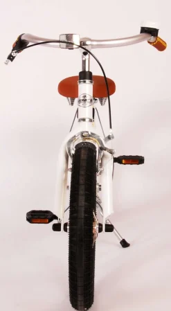 TPFSports Miracle Cruiser Kinderfahrrad - Mädchen - 16 Zoll - Rücktritt + Handbremse - Weiß