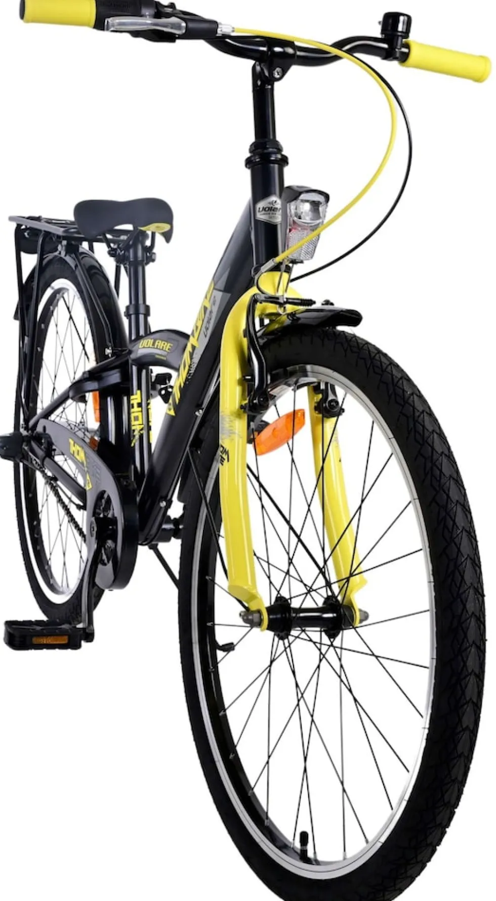 TPFSports Thombike Kinderfahrrad - Jungen - 24 Zoll - Rücktritt + Handbremse - 3 Gänge - Grün