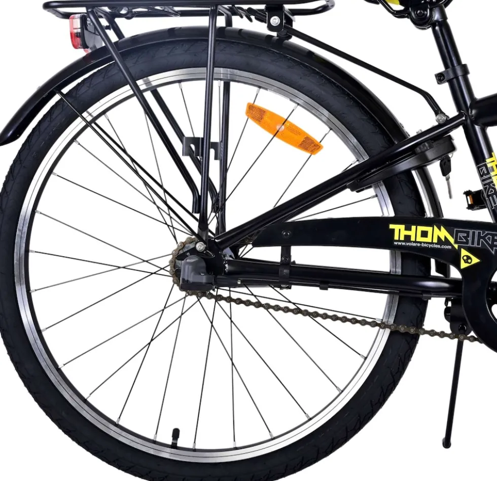 TPFSports Thombike Kinderfahrrad - Jungen - 24 Zoll - Rücktritt + Handbremse - 3 Gänge - Grün