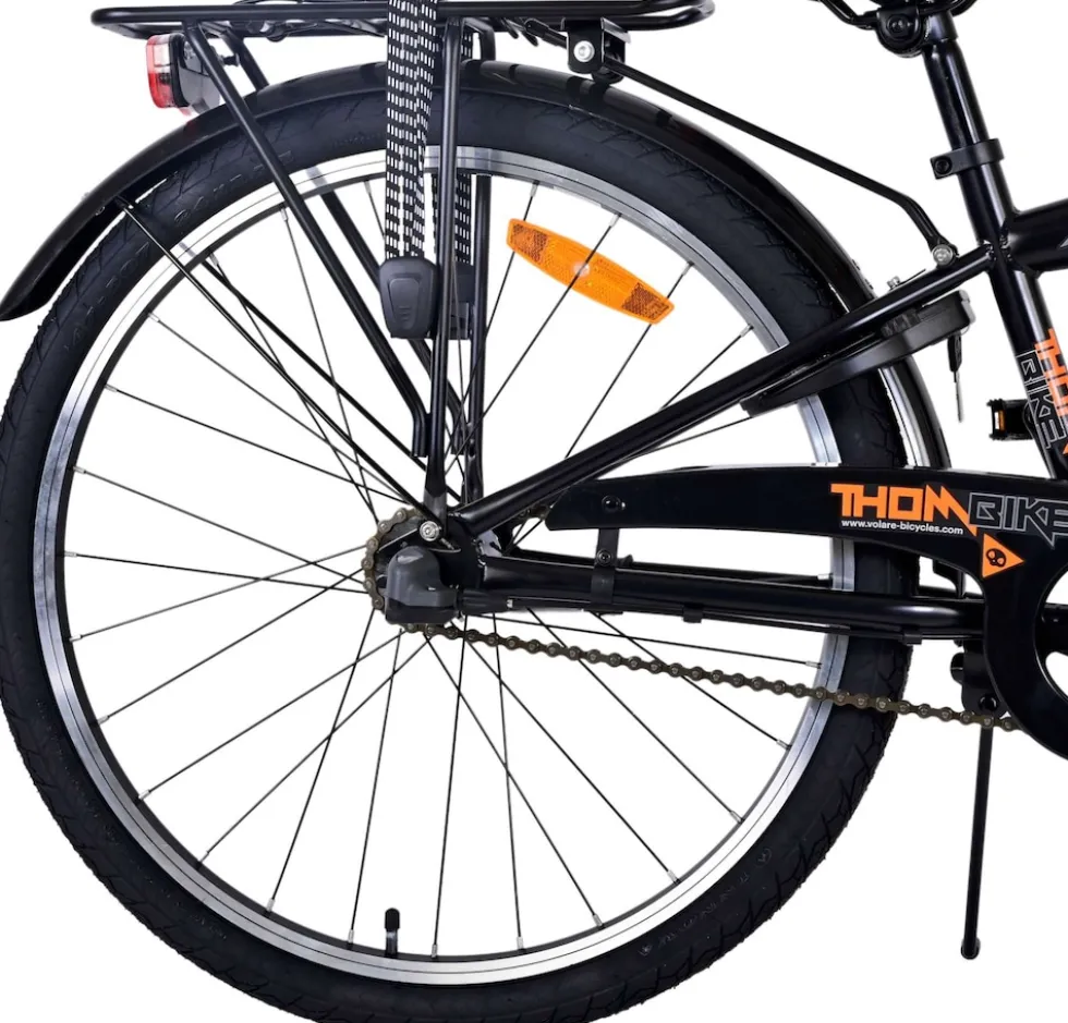 TPFSports Thombike Kinderfahrrad - Jungen - 24 Zoll - Rücktritt + Handbremse - 3 Gänge - Grün