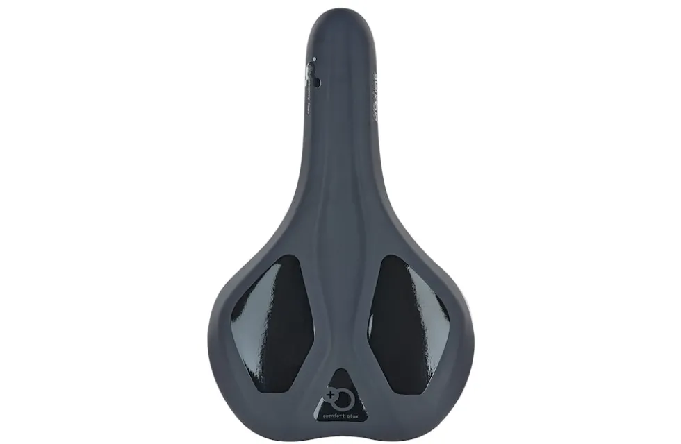 Trekking-Sattel, mit Memory Foam, mit Fixierungsskala, Farbe: schwarz