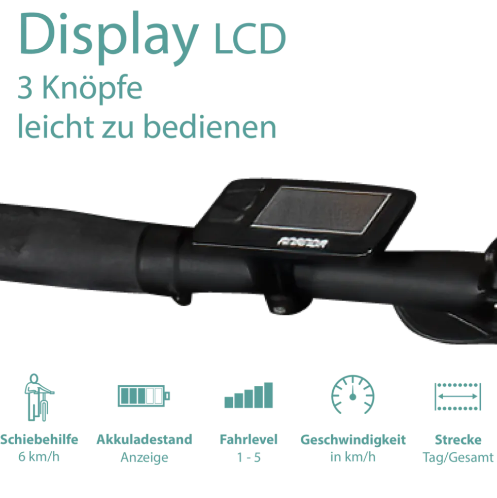 Tretwerk Akimbo Plus E Bike 20 Zoll Klapprad Elektrofahrrad 360Wh 155 - 190 cm Pedelec Klappfahrrad 8 Gang