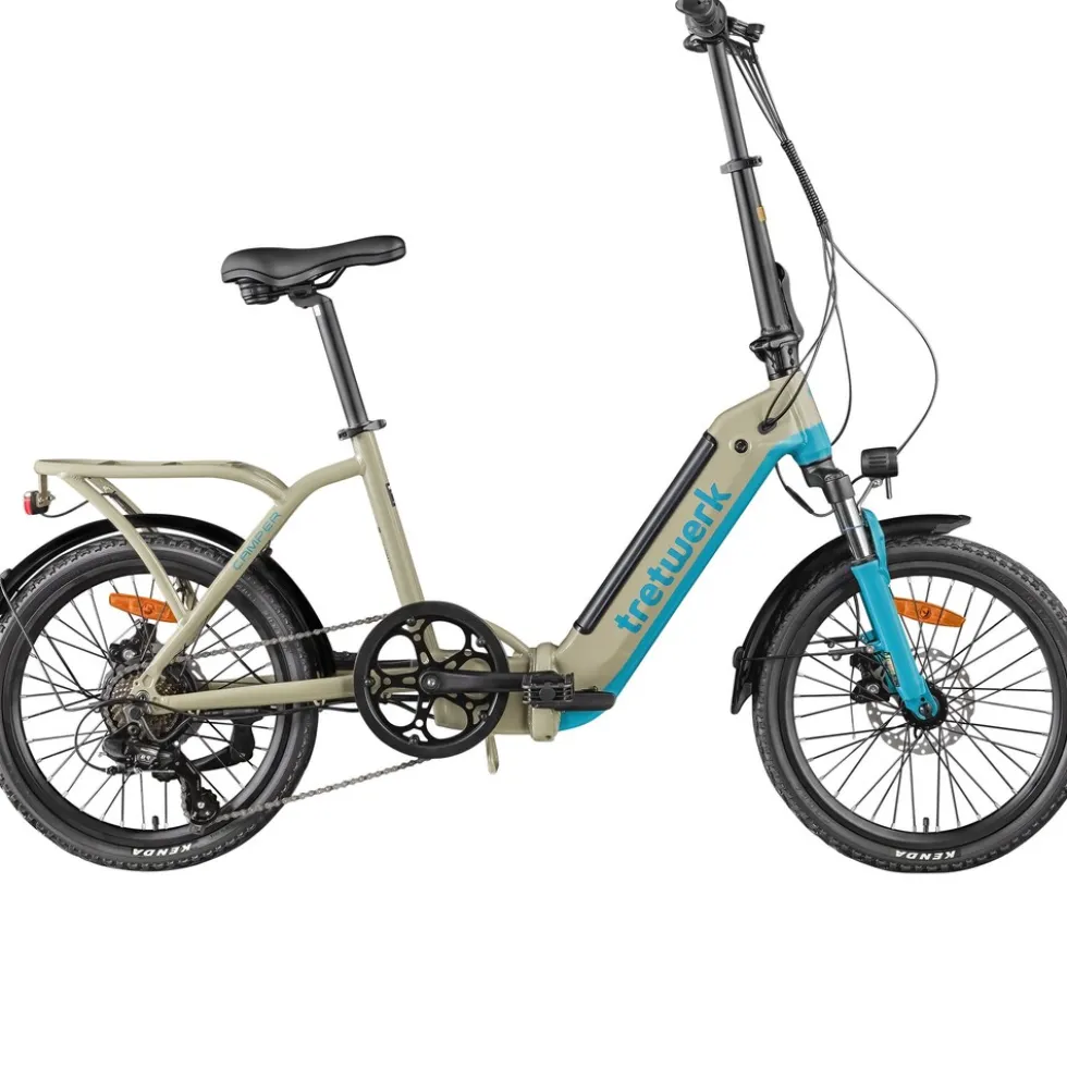 Tretwerk Camper 20" – Kompaktes E-Faltrad mit Shimano 7-Gang-Schaltung & 468Wh Akku