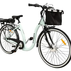 Tretwerk Linea 28 Zoll E Bike Damen Pedelec 3 Gang Nabenschaltung Elektro FahrradCitybike retro Tiefeinsteiger