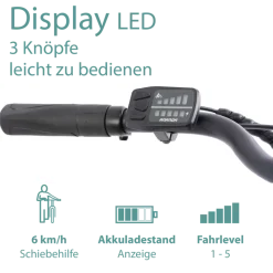 Tretwerk Mystic E Bike 28 Zoll Pedelec 170 - 190 cm Herrenrad Trekking Elektrofahrrad mit Nabenschaltung City E Fahrrad