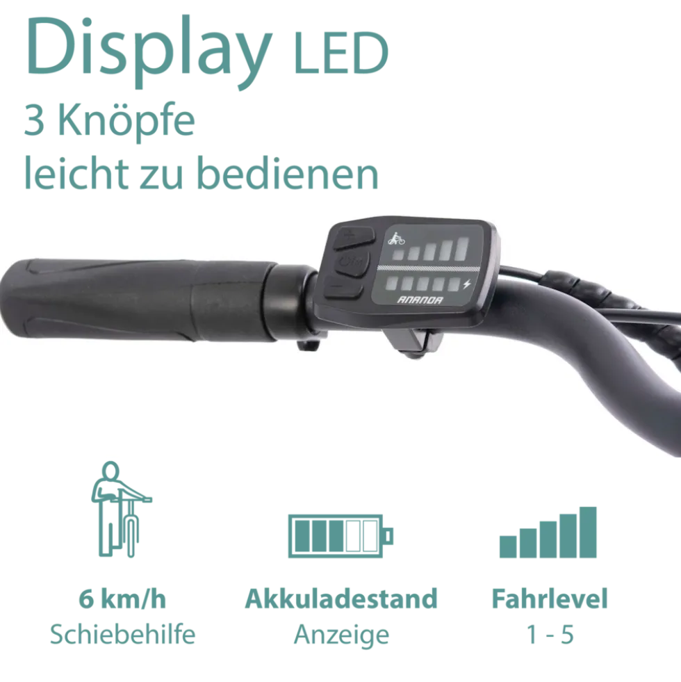 Tretwerk Mystic E Bike 28 Zoll Pedelec 170 - 190 cm Herrenrad Trekking Elektrofahrrad mit Nabenschaltung City E Fahrrad