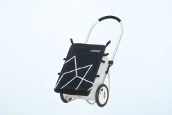 Trolley Max - Einkaufswagen marine/weiss