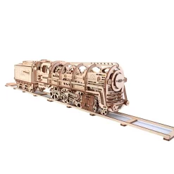 UGEARS Modellbausatz 460 Dampflokomotive mit Tender