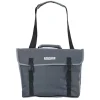 Urban Seitenpacktasche, gut geeignet für 20" Fahrräder und E-Bikes, inkl. Laptopfach, inkl. Regencape im verstärkten Boden, reflektierende Elemente, Volumen: 20 Liter, Farbe: grau