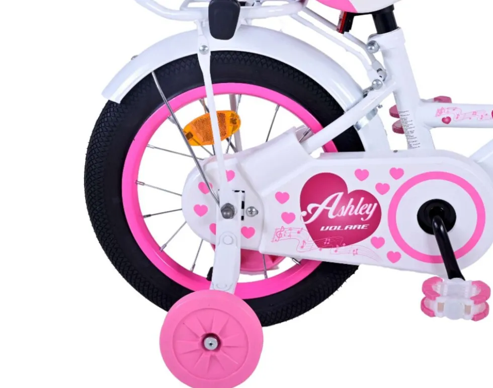 VOLARE Kinderfahrrad Ashley 14 Zoll, weiß
