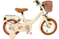 VOLARE Kinderfahrrad Ashley 12 Zoll ohne Rücktrittbremse, creme