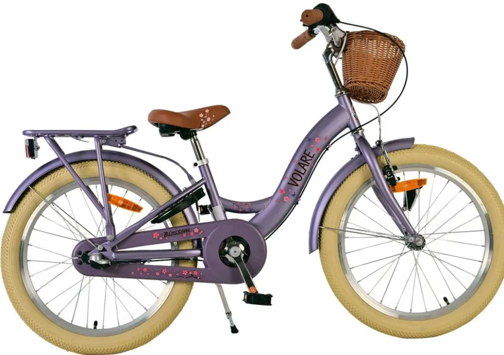 VOLARE Kinderfahrrad Blossom 3- Gang 20 Zoll, lila