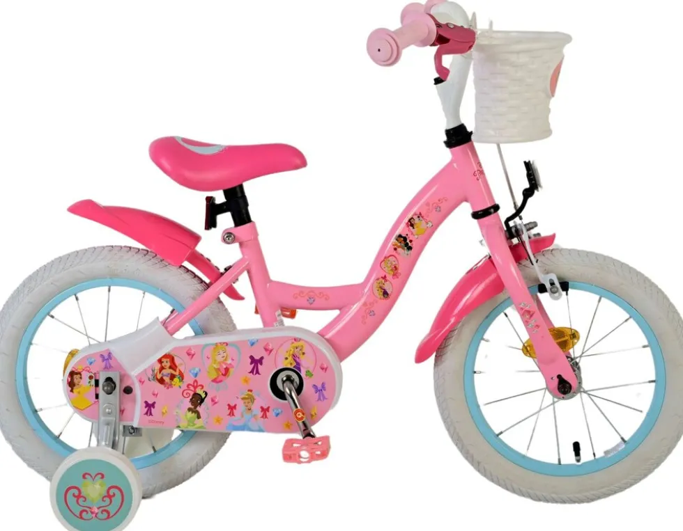 VOLARE Kinderfahrrad Disney Princess, 14 Zoll