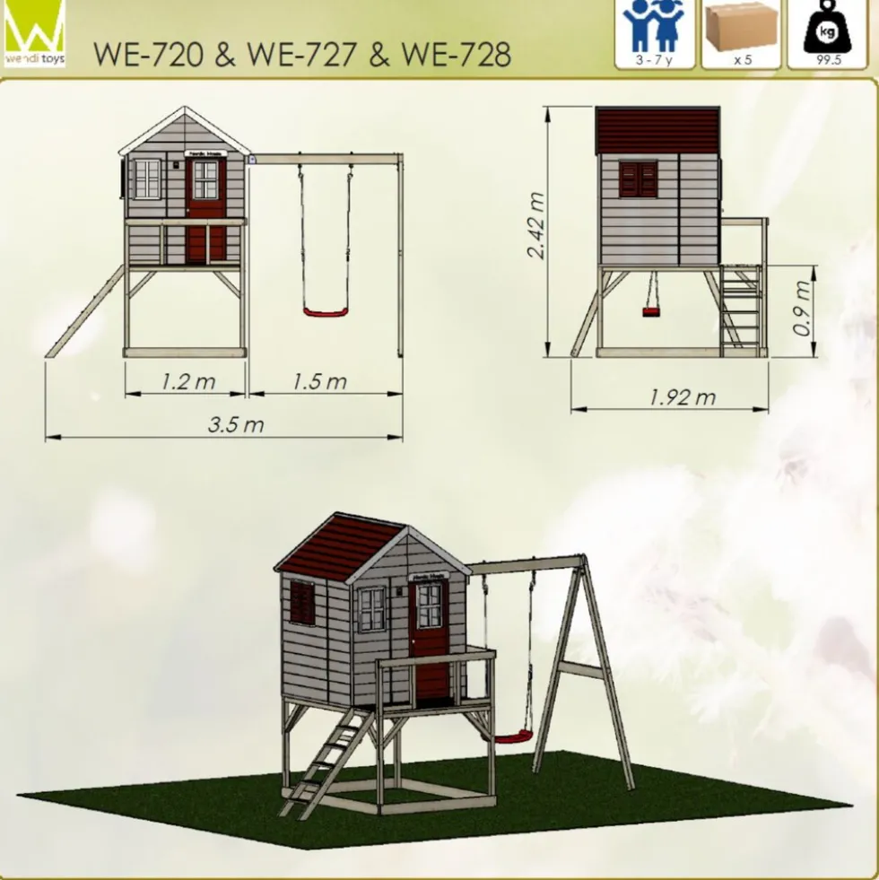 Wendi Toys Spielhaus Zebra
