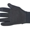 Winter Fahrradhandschuhe, wasserabweisendes und winddichtes Material, Relfektionselemente, Fleecefütterung, Größe: S/M, Farbe: schwarz