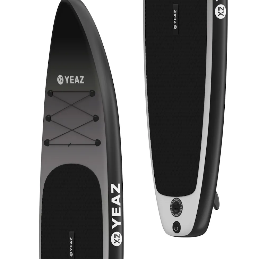 YEAZ SUP Board und Kit BLACK SANDS BEACH - EXOTRACE PRO - SET